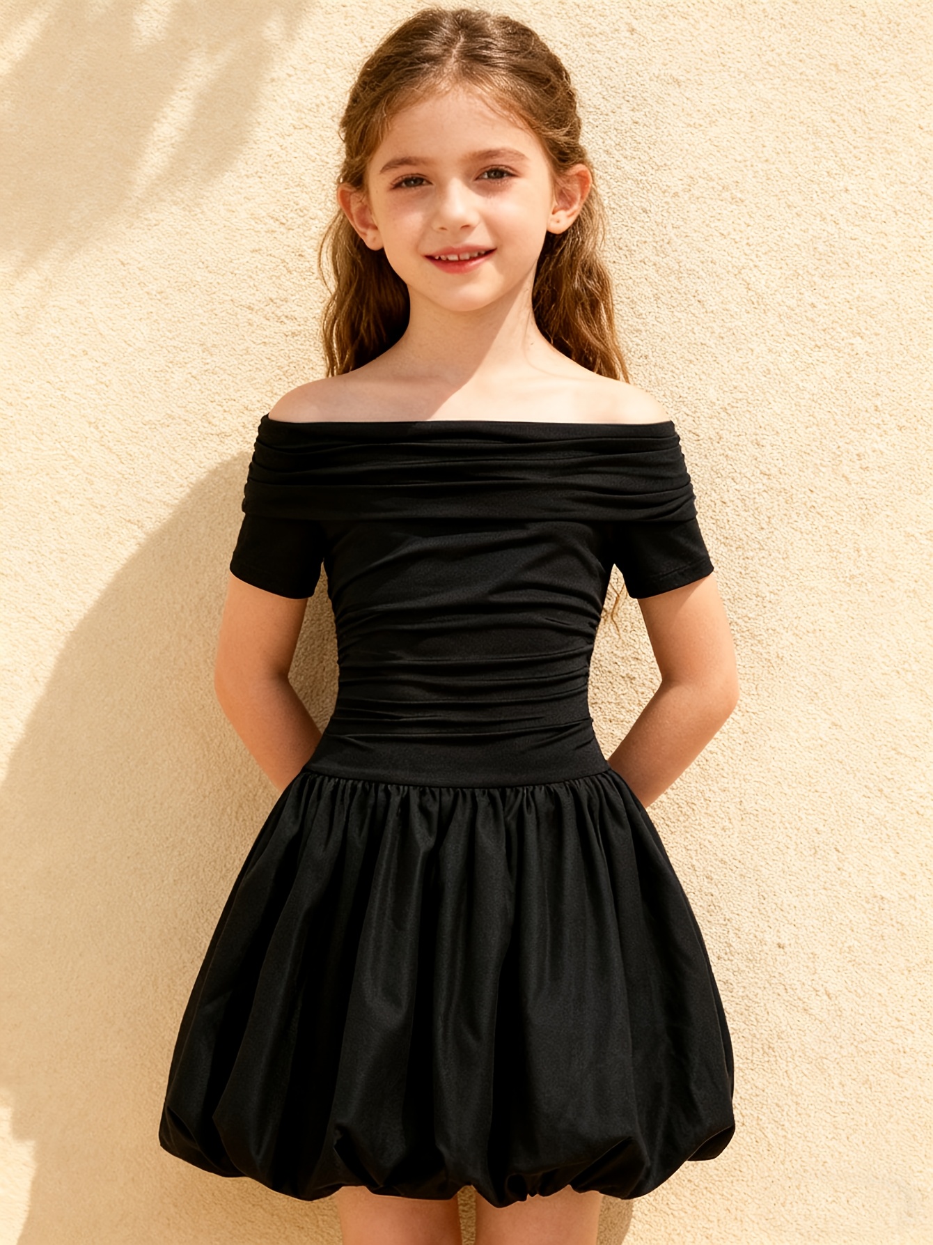 tight black dresses Short Black Teen Lace Prom Dress REAL010