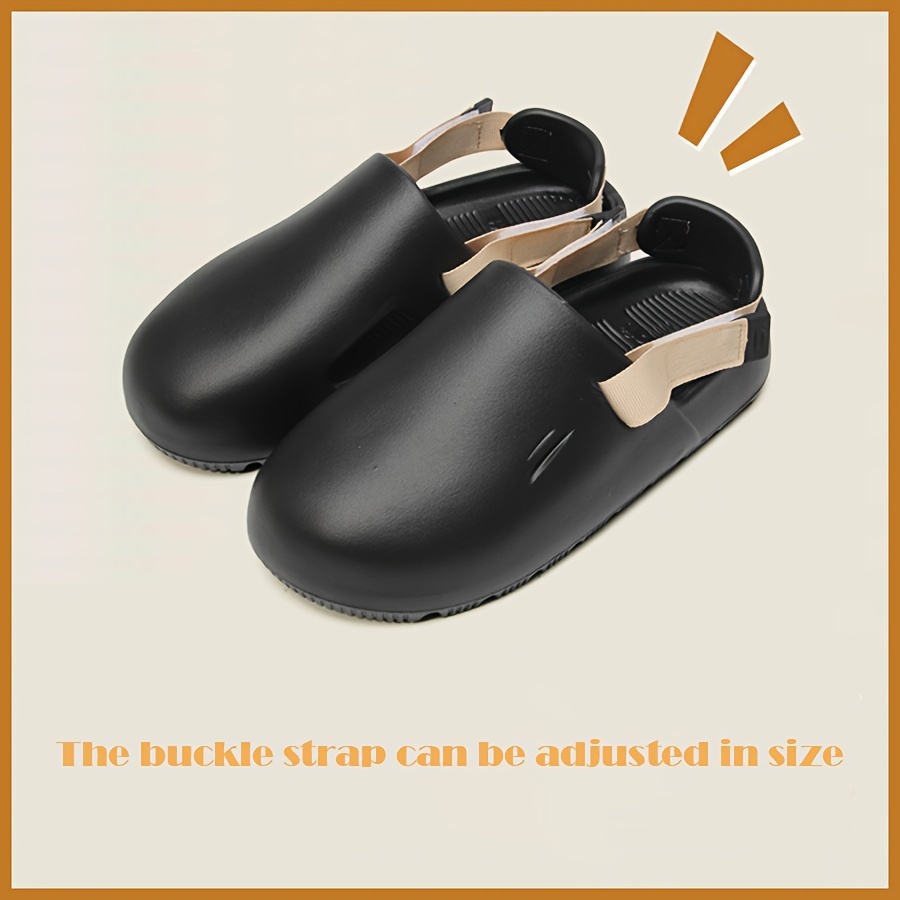 

Sandales d'extérieur avec tissu EVA creux de couleur unie, confortables, antidérapantes, décontractées, durables, légères, adaptées aux activités de .