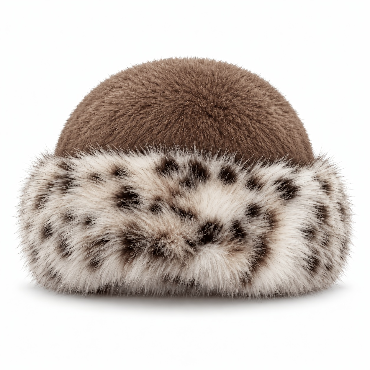 TEMU 1pc Meirunsen Unisex Fleece Lined Thick Beanie Hat With Ear - Suitable For Skiing, Snowboarding, Outdoor Activities, Plush Bucket Hat, Machine