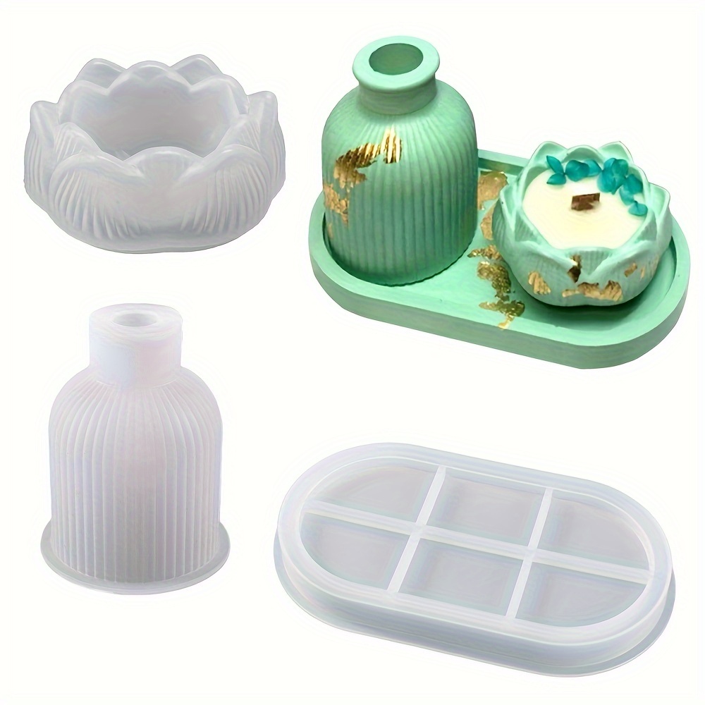 

3pcs Set For Diy - , Vases & - For Epoxy , & -