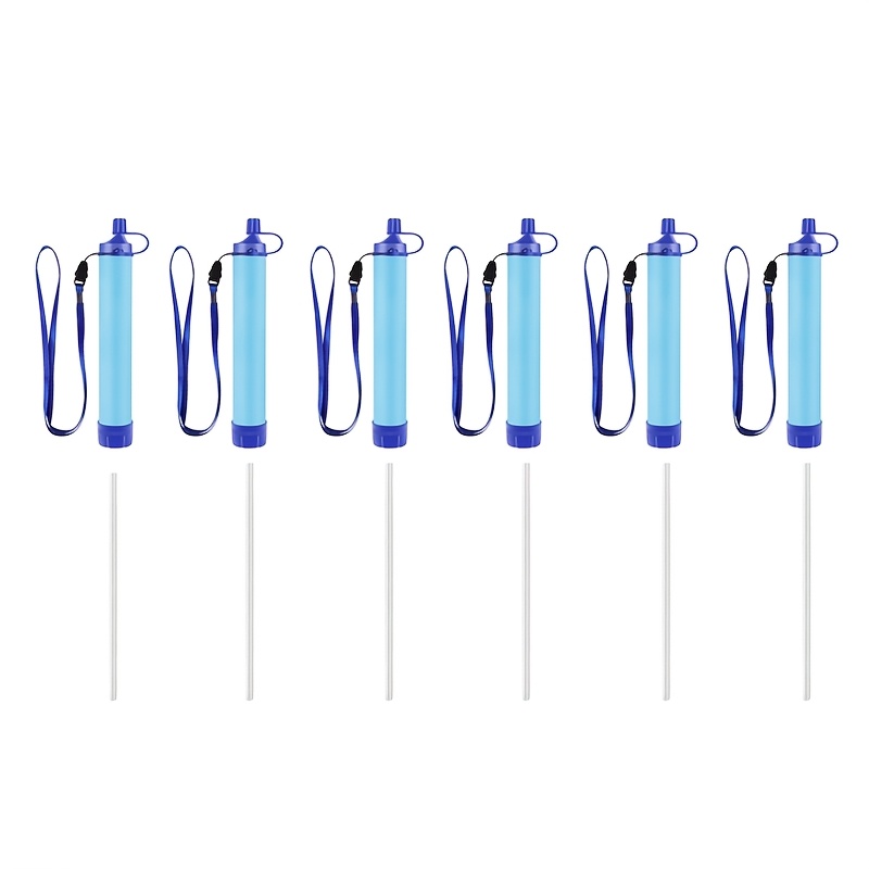Image of Portable Water Filter Straw, Lightweight Outdoor Survival Gear, Ideal For Travel, Hiking, Camping, Emergency , Freshwater Sources Including , Stream Water, River Water, Tap Water And Rainwater