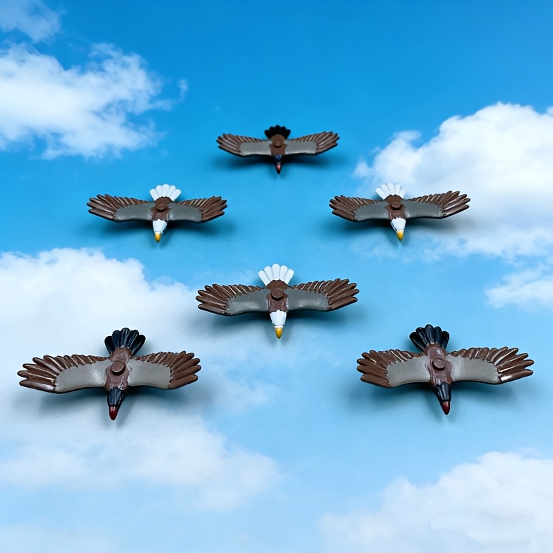 5pcs Cute Bird and Eagle Animal Building Blocks Set