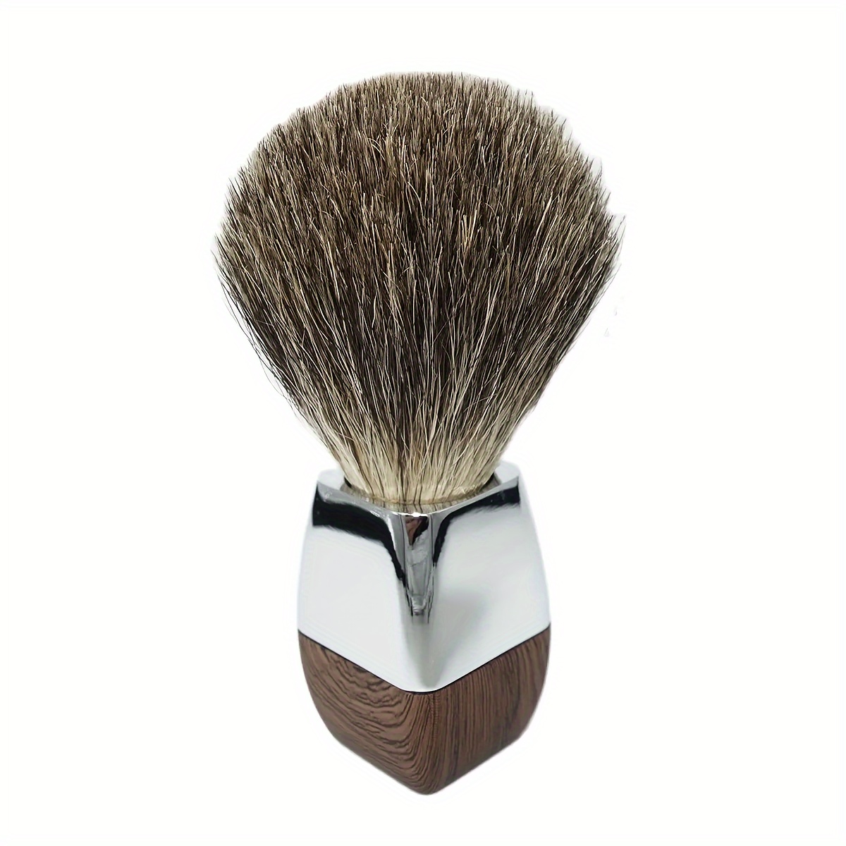 

A Handmade Shaving With Wood And Zinc Alloy Golden Shaving Cream Is The Best For Wholesale Shaving Brushes For Men.