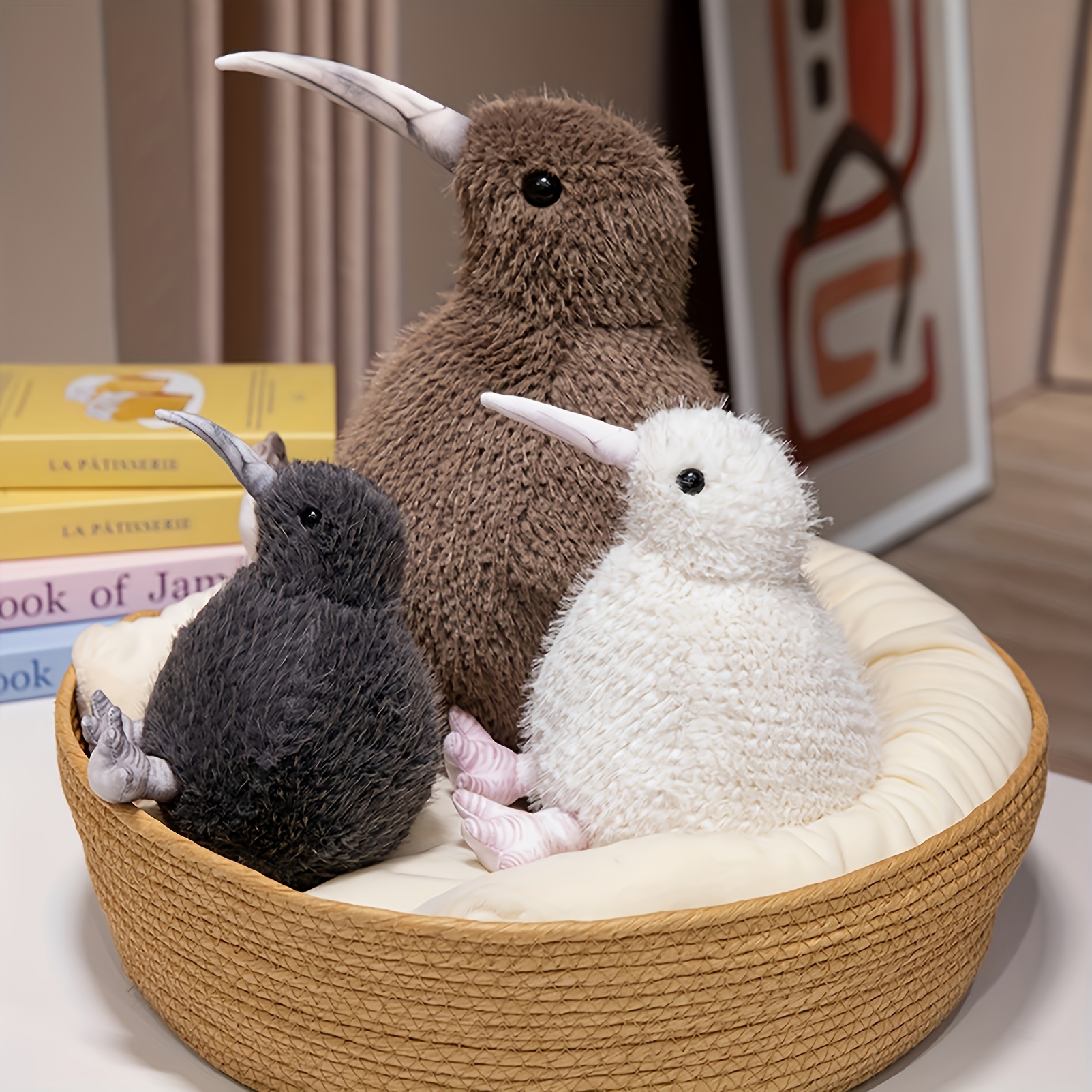 20Cm Realistic Kiwi Bird Plush Toy, Soft Stuffed Animal