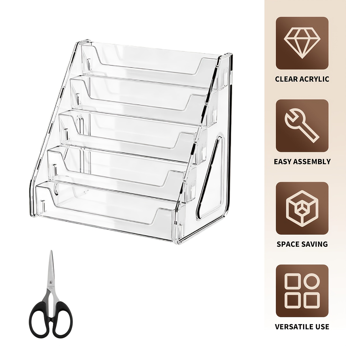 Transparent Acrylic Stackable Display Stand for Snacks