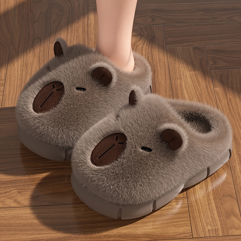 fxai & pantuflas de invierno abrigadas - cómodas para interior/exterior con  , zapatillas bajas de ponerse adecuadas para el hogar, parque infantil y compras 7