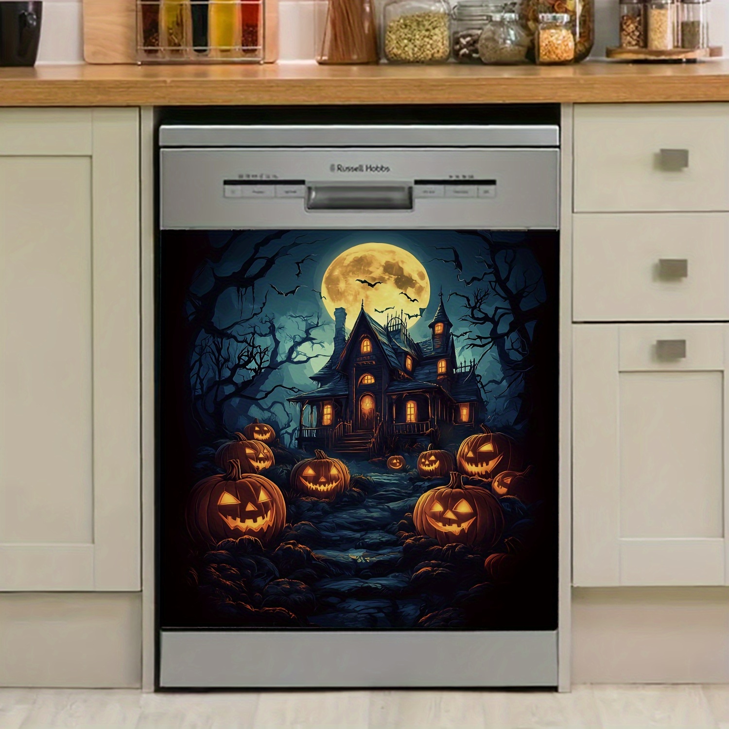 

23"x25.6" Steel Halloween- Dishwasher - Removable For Refrigerator & Appliances