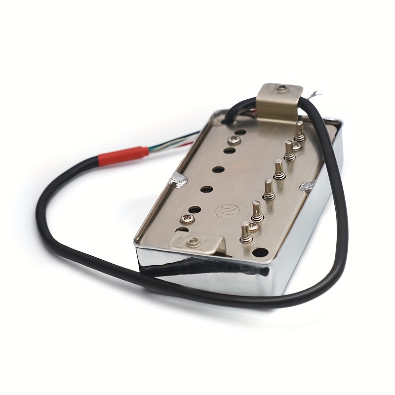 2pcs of Aluminum-Nickel-Cobalt 5 Spring Dual-Coil Guitar Pickups with 4 Coil Wire, 7. 5K/15K Coil Split Aluminum-Nickel-Cobalt V LP Pickups., Guitar Replacement Pickups, Highoutput Pickups, Split Coil System, Highquality Coils, Durable Pickups