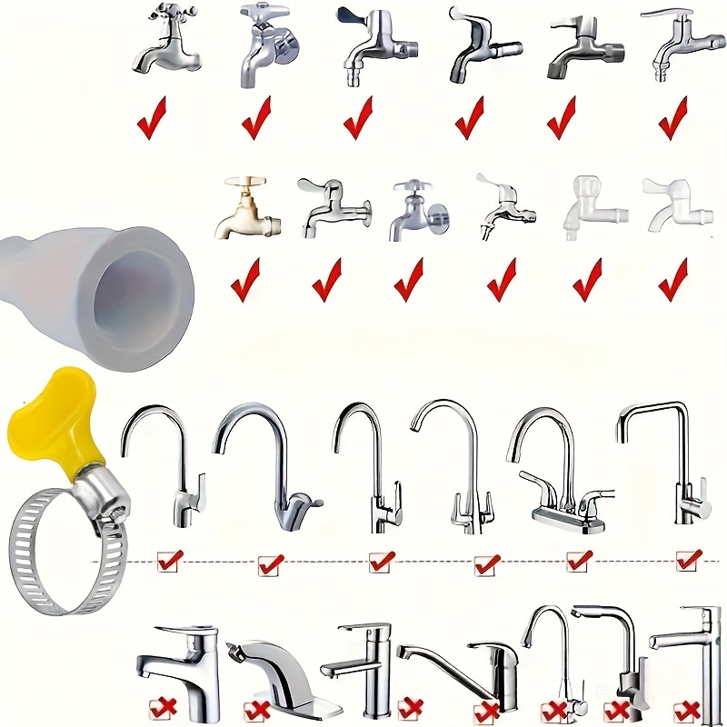 1 multi- chuveiro de mão, material abs, de todo o corpo, rápido, spray de torneira portátil para rv, animais de estimação, de chuveiro para gatos e cães, instalação detalhes 9