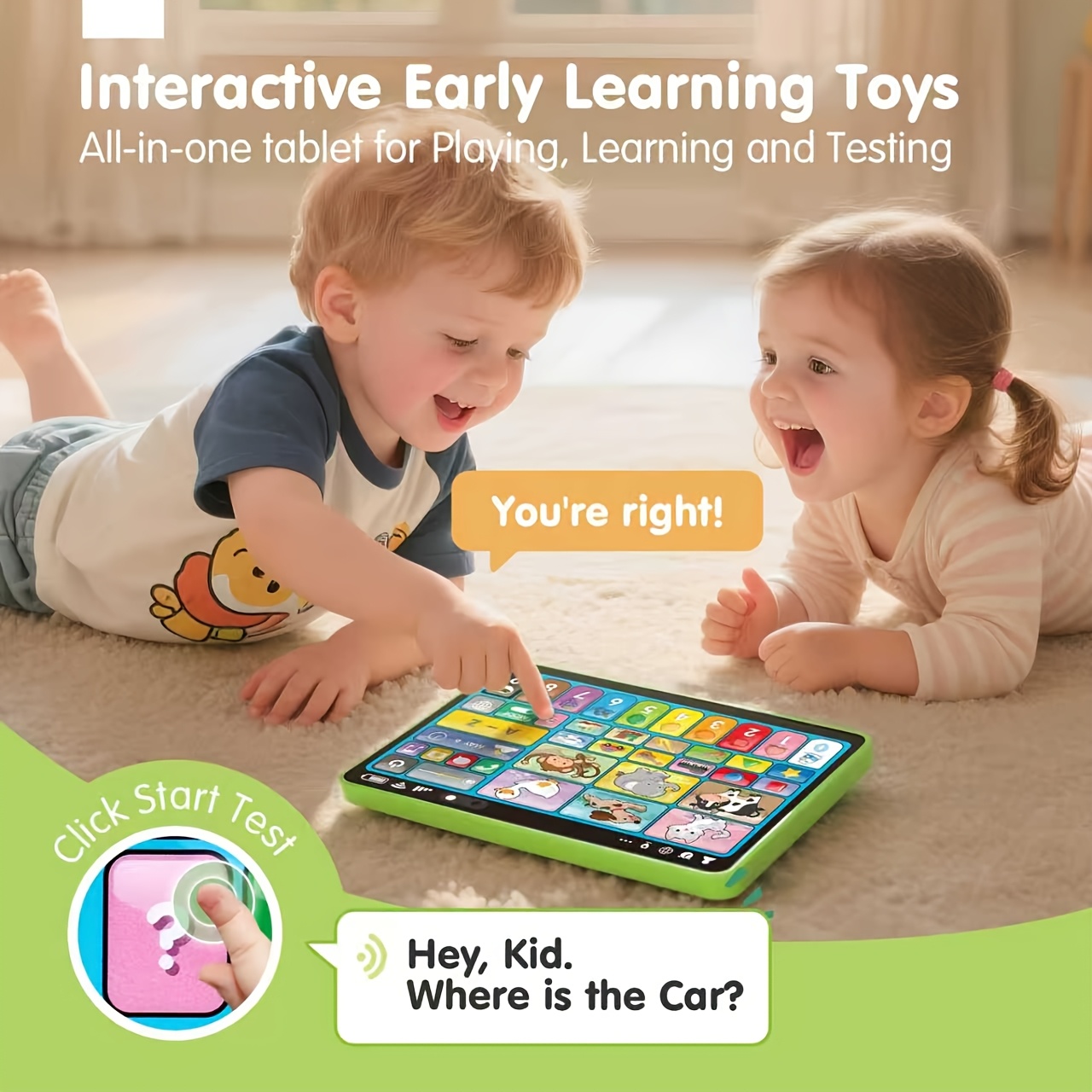 Children's Learning Machine, Learning Machine, Language Switchable - English, French, Spanish, Reading Pen, Kids Tablet, Toys, Gifts, Children's Gifts