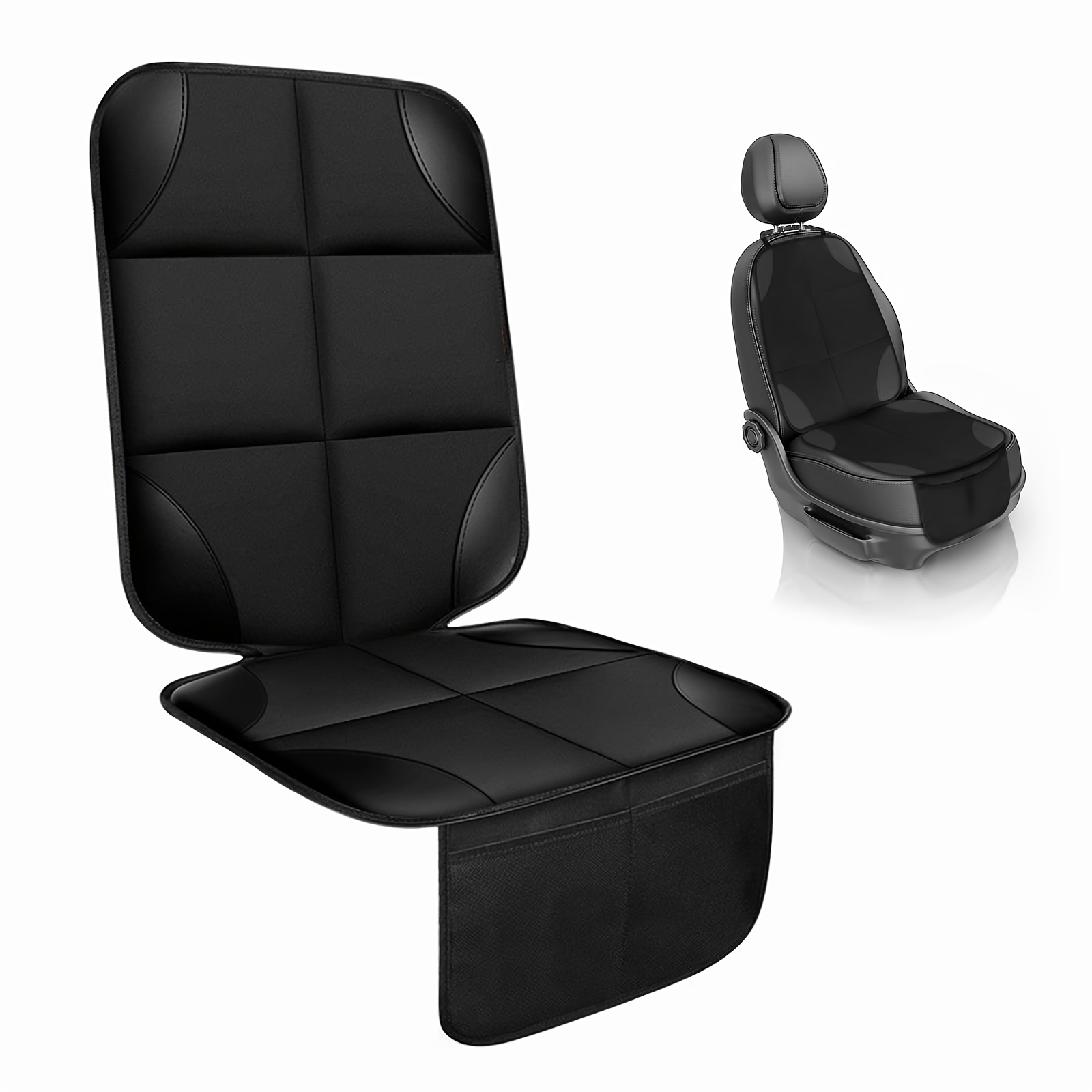TEMU Car Seat Cover, 1pc Seat Cover With Non-slip Function, Rear Seat Protector, Suitable For Car Seats And Pets, Compatible With , Suitable For All