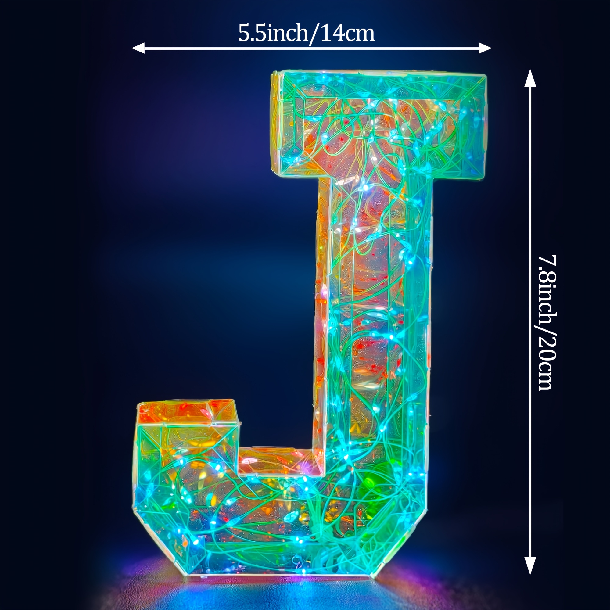LED Color-Changing Letter and Number Lights