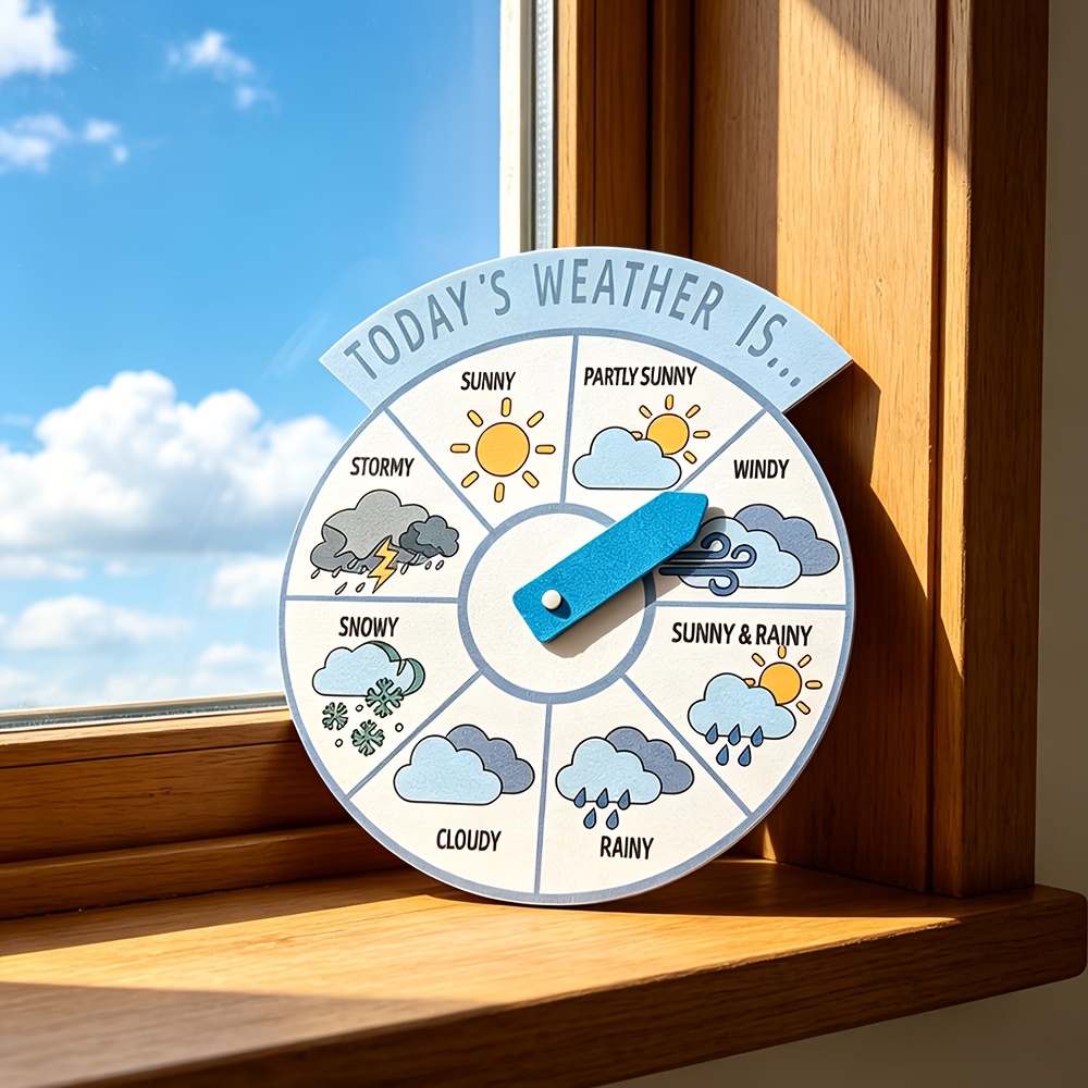 TEMU en feutre avec la météo d', outils pédagogiques, scolaires, ensembles d'autocollants en feutre, ensembles de feutre, de météorologique,