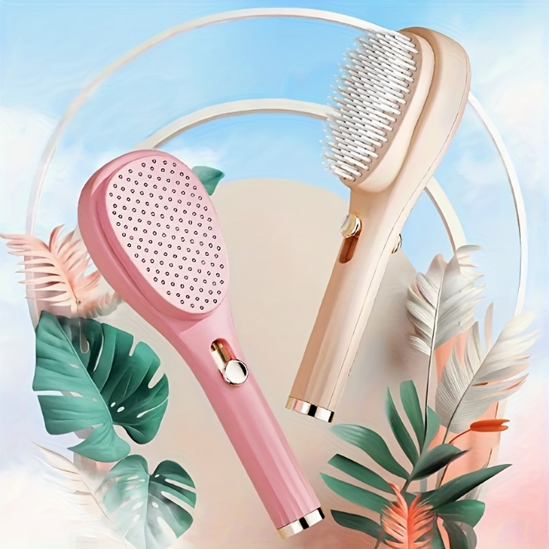 

Self-cleaning Telescopic Massage Comb , Anti-static Scalp Massage Portable Comb, Suitable For All Hair Types, Daily Use Outdoors Travel, Christmas Gifts