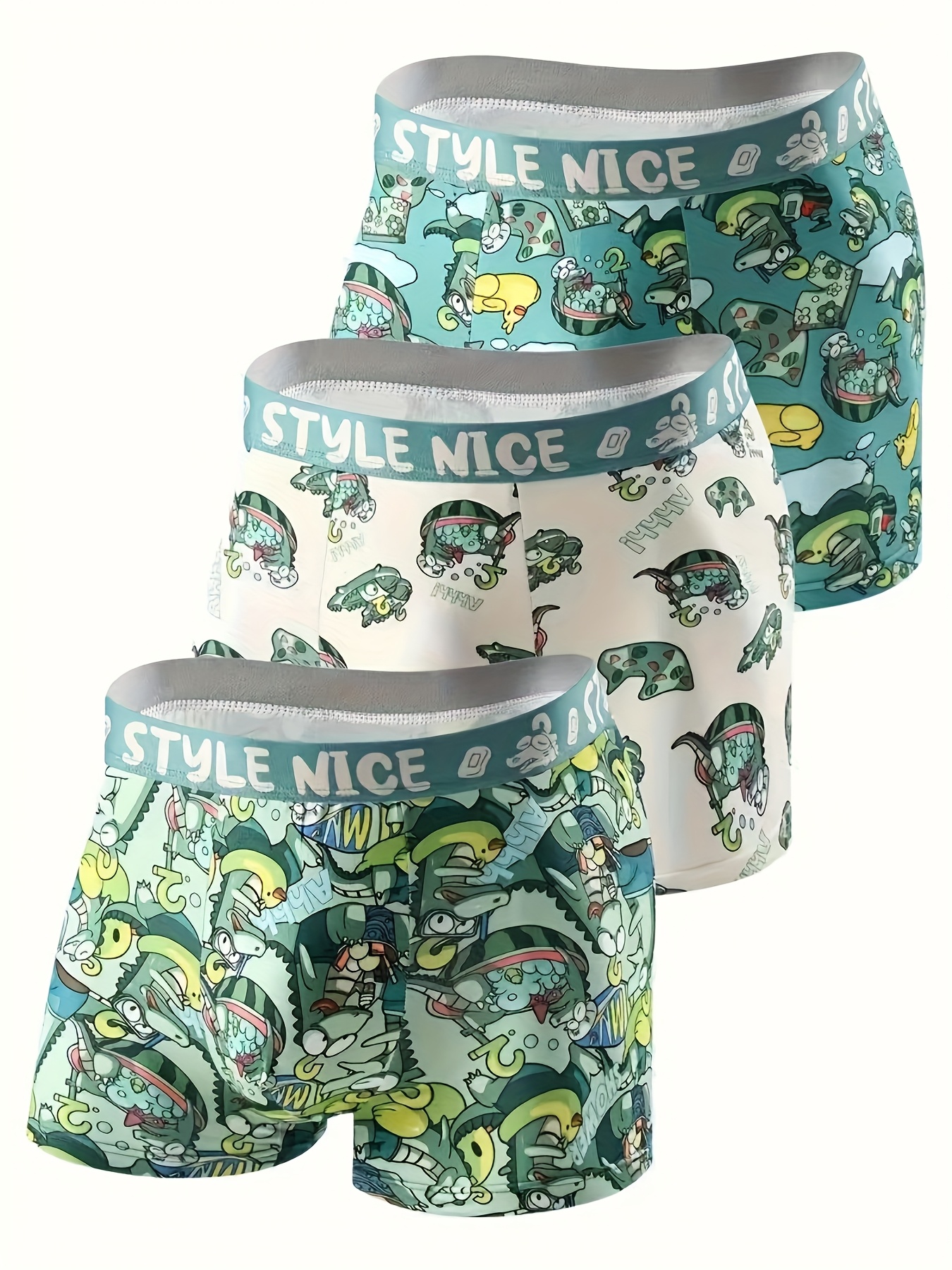 Boxer Shorts Boxer Ropa Dibujo Animado Boxer Ropa Interior 3pcs