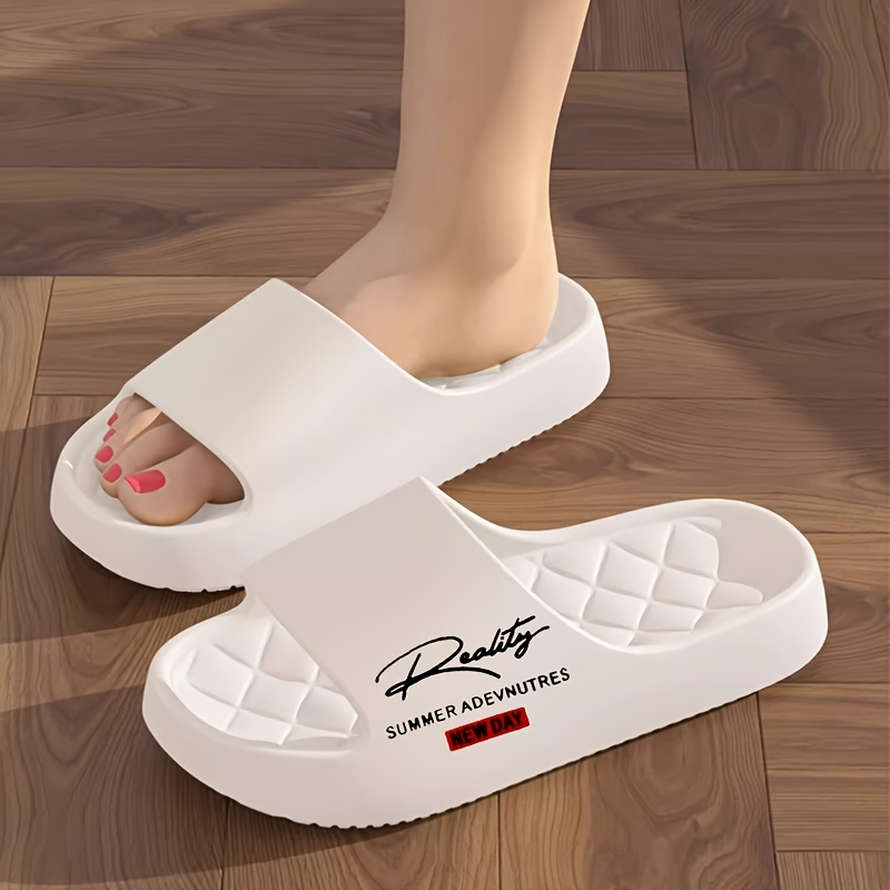 Unisex Couple'S Dual-Color EVA Comfortable Lightweight Slippers | Soft As Clouds, All-Season Use, Open Toe, Suitable for Bathroom And Outdoor Wear