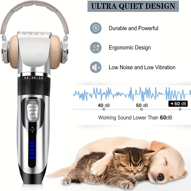 dog shaver clippers rechargeable electric quiet
