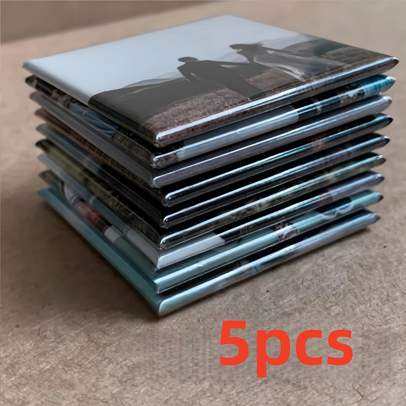 E-shop Individuell gestaltbare Kühlschrankmagnete - 5/10 Stück, Design mit jedem Bild, Logo oder Text, für Wohnaccessoires, Partygeschenke kreative