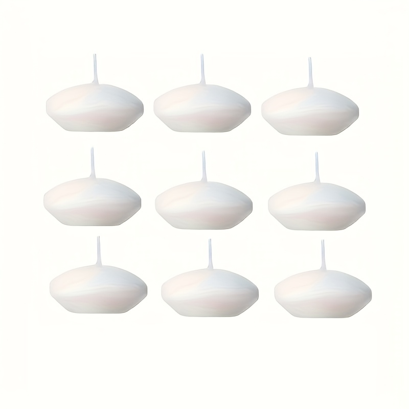 Image of 9 Floating Candles, Each Of Burning For 1.5 Hours, Perfect For Home Decoration, Weddings, And Festive Celebrations