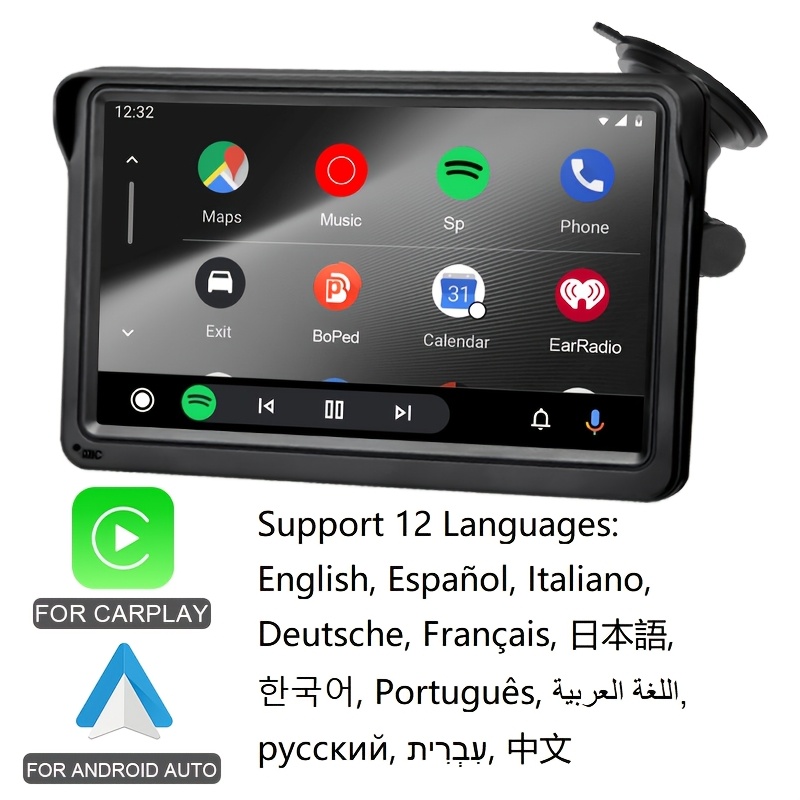 portable car multimedia player carplay androidauto - Temu
