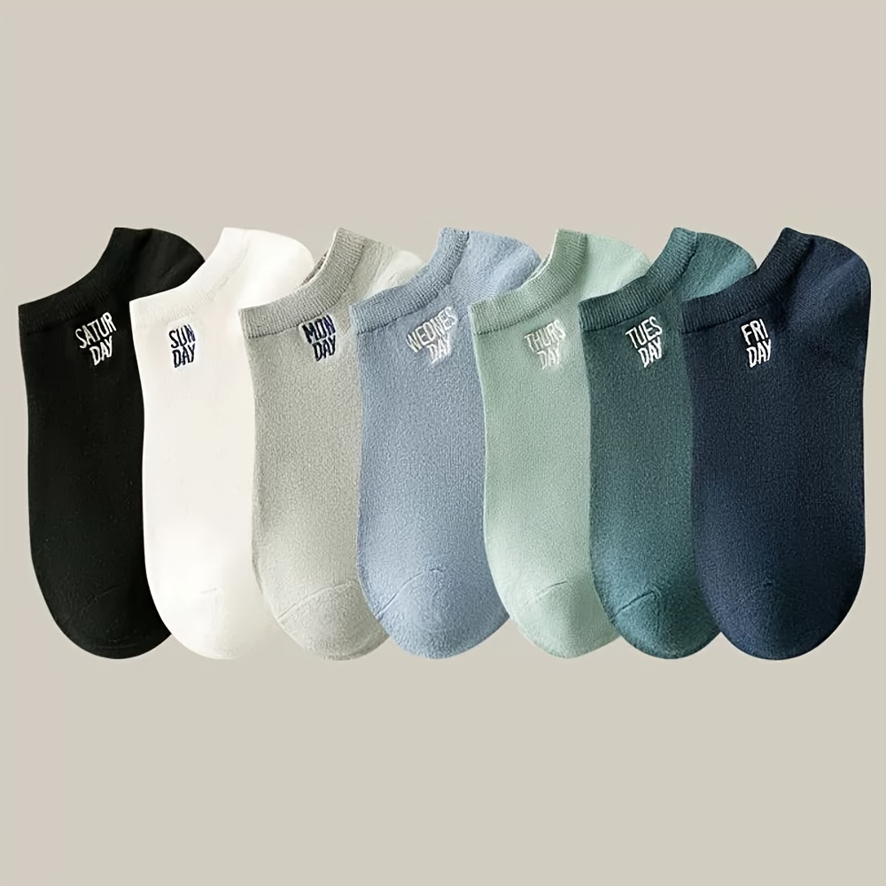 E-shop 7 Paar Herren Socken mit Print. Trage ein Paar von bis . Anti-Geruch, schweißabsorbierend, dünne und bequeme Sommer Herrensocken. Hochwertige