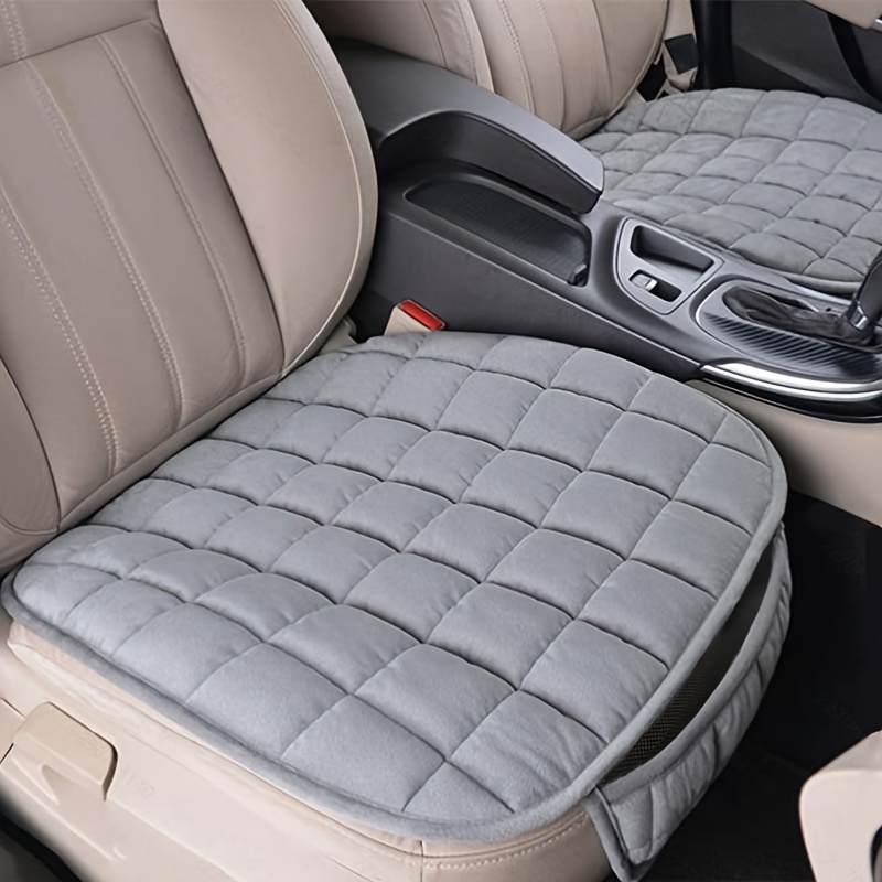 TEMU Coprisedili Auto Sedili Anteriori Tappetino Antiscivolo Inverno Cuscini per Sedili per SUV MPV Furgone