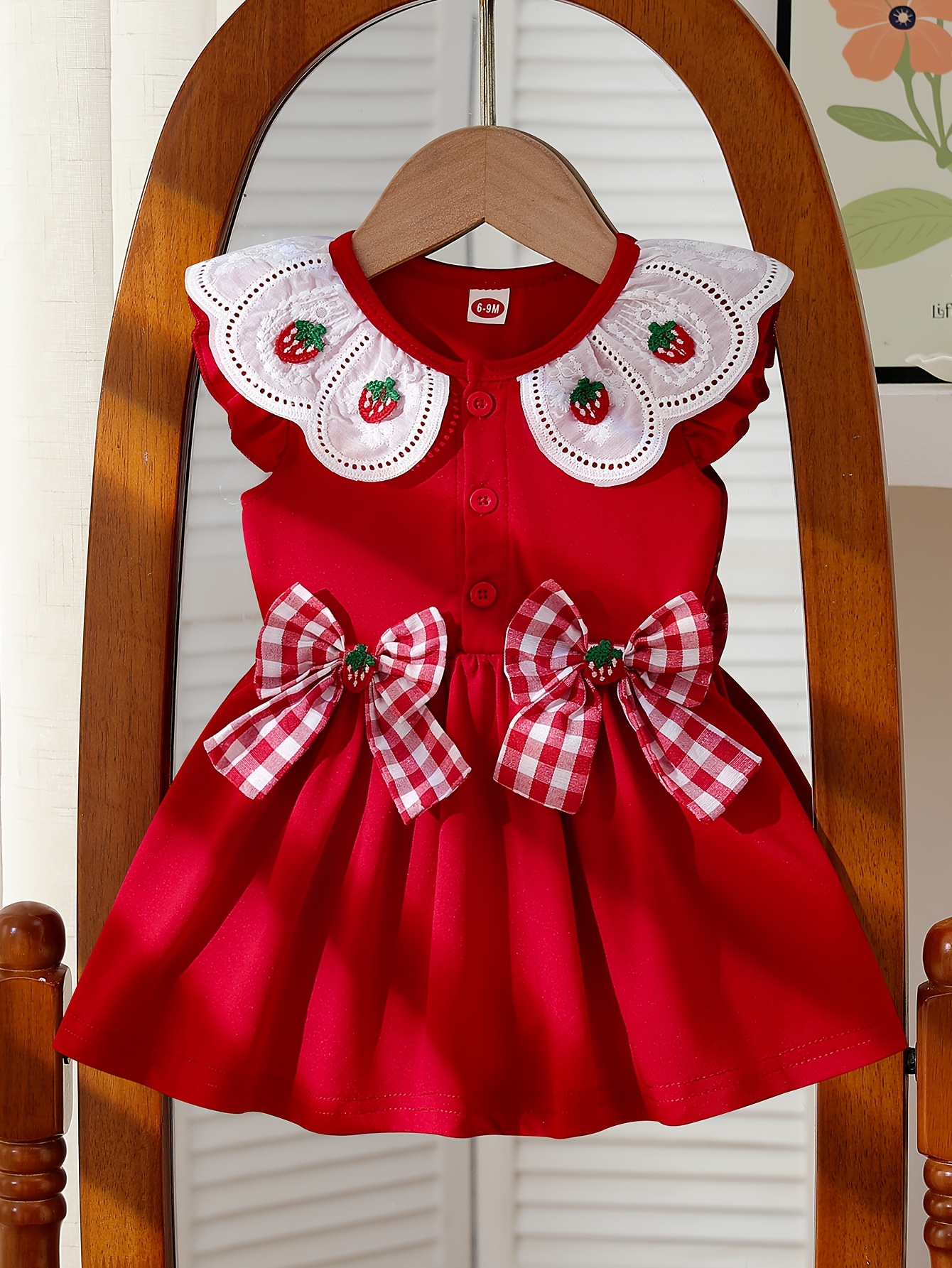 strapless open back dress Luxurious Baby Girl Beauty Pageant Dress Red Christmas Dress Toddler Birthday Dress