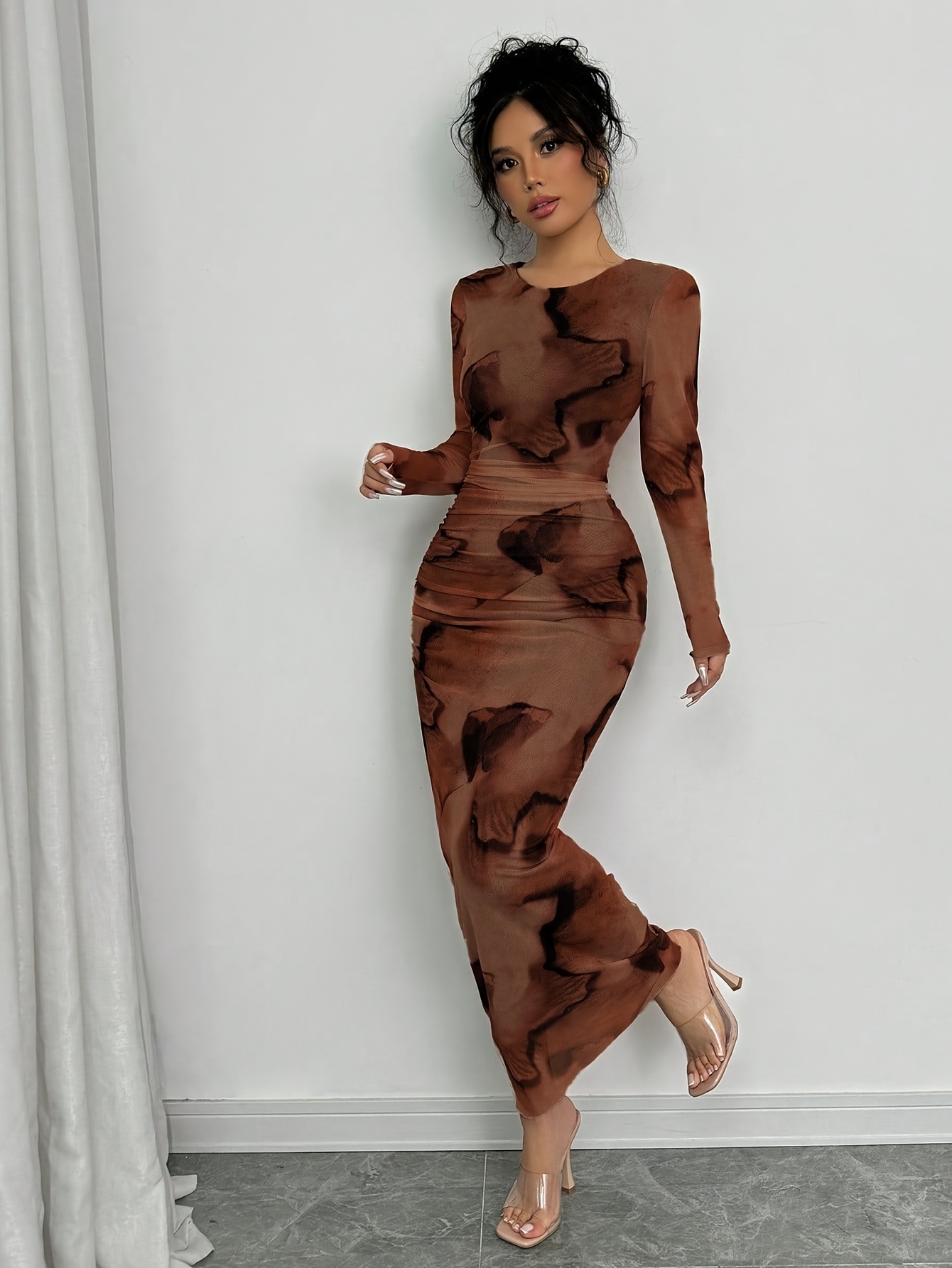 fall dresses sold on Temu Canada