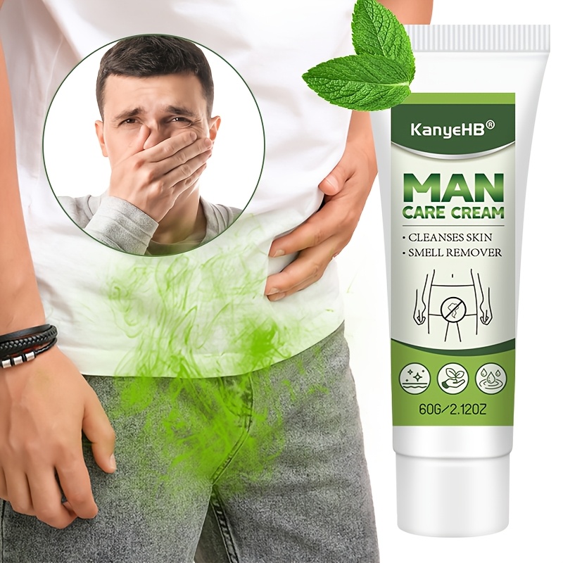 Image of 1 X 2.12oz Mint Men's Intimate Cleansing Cream, Designed For Men's Areas, Popular With Office Workers And Fitness Enthusiasts, Clean And Fragrant, Long- Scent, Odor Removal Cream