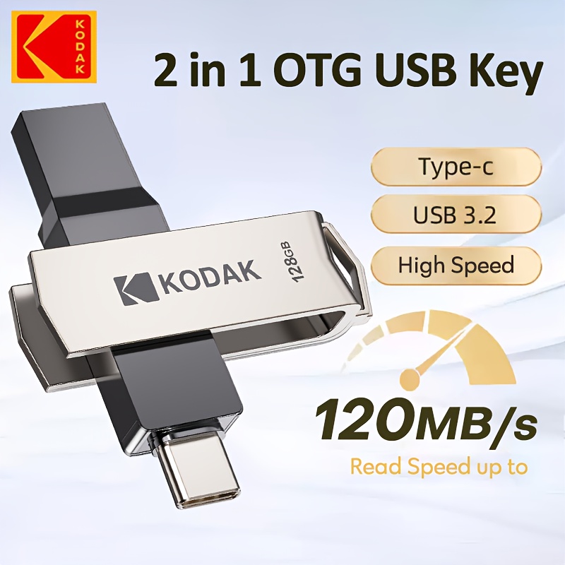 TEMU 2in 1 Usb Flash Drives Type-c Pendrive 32gb 64gb 128gb 256gb Usb 3.2 High Speed Dual Memory Stick Pendrive For Phone Laptop, Computer Upgrade,