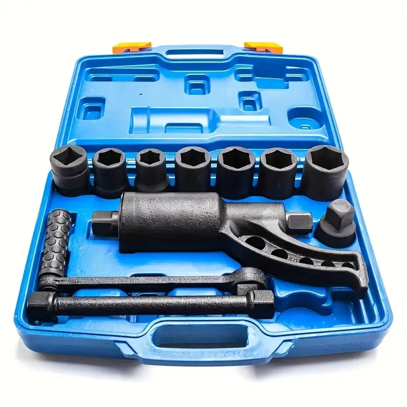 heavy duty torque wrench set for remover 1 164 labor saving wrench with 7 sleeves and 1 connector for most trucks buses rvs semi trucks and other heavy duty vehicles not for cars suvs details 0