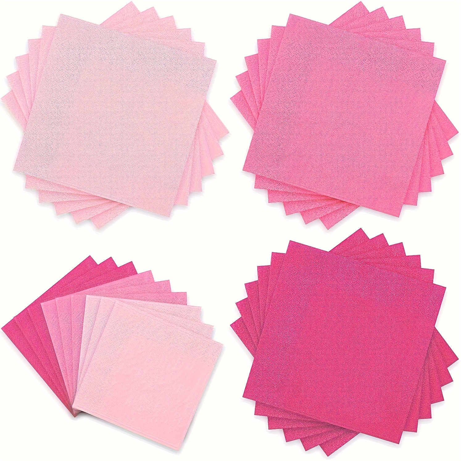 

60-pack Princess Themed Pink Paper Napkins, 2-ply Disposable Luncheon Napkins For Weddings, Bridal Showers, Birthdays, Valentine's Day Party Supplies & Table Decorations