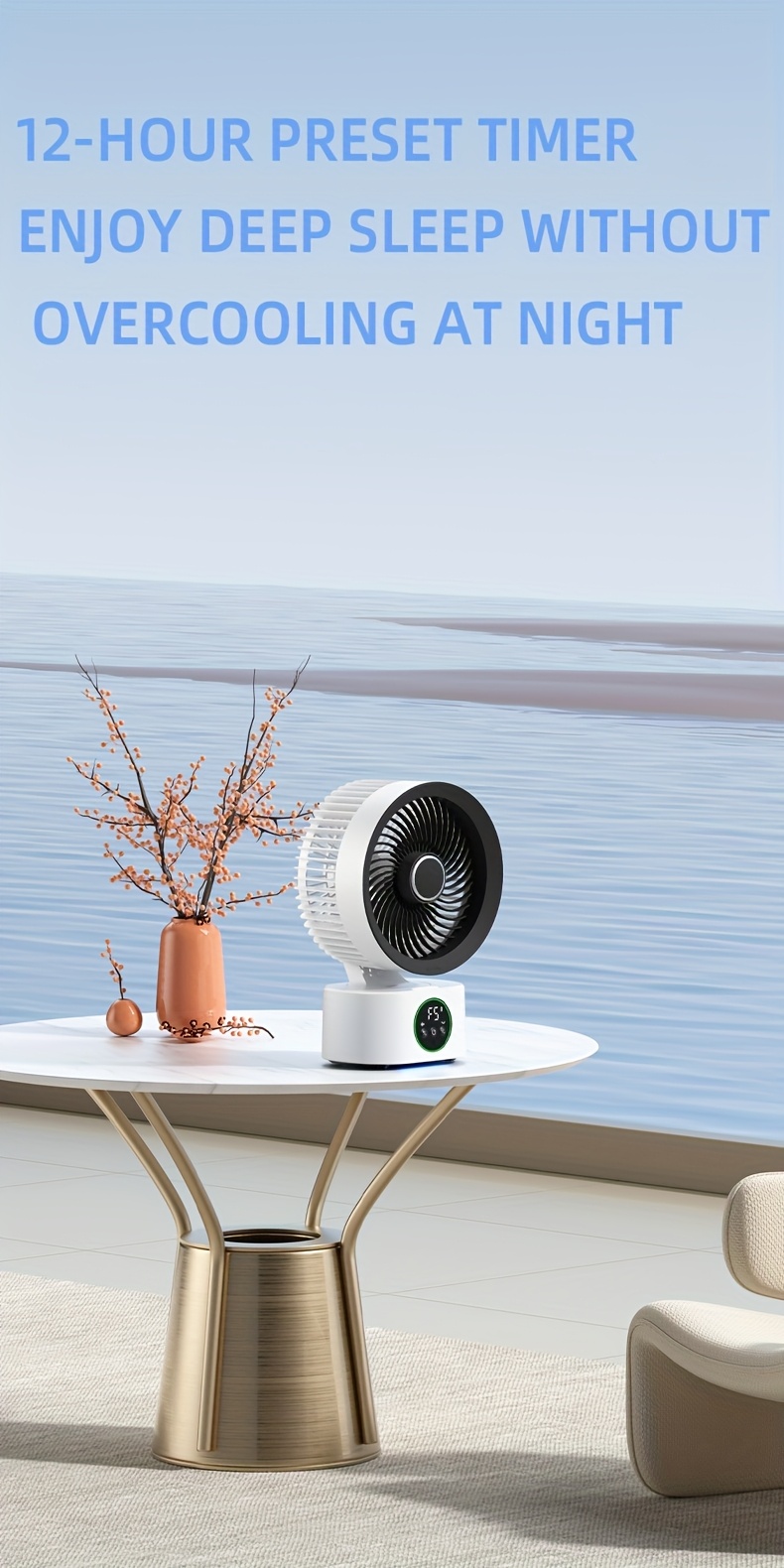 5-speed automatic left and right adjustment of wind direction, ultra quiet high wind speed suitable for outdoor/indoor/travel convenience, easy to carry mini fan for student office cooling, extendable shaking head, fast USB desk fan (without plug)