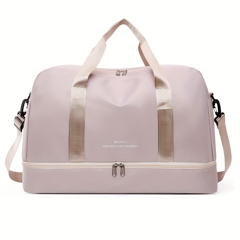 TEMU Women's Business Travel Bag, Short-distance Luggage Bag, Large Capacity Handbag, Foldable Lightweight Maternity Bag, Storage Organizer
