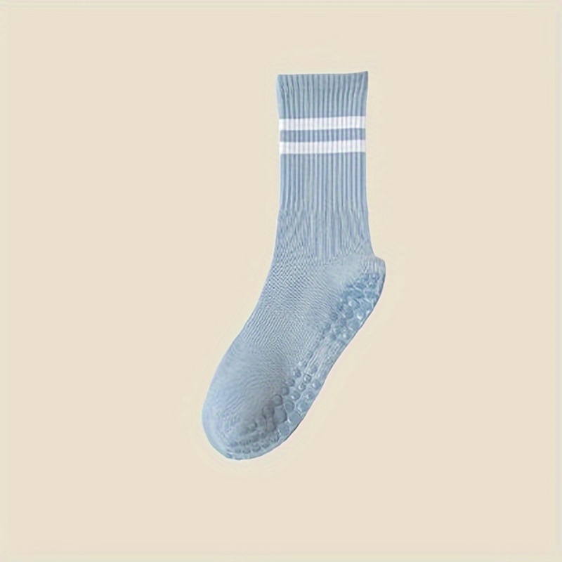 4 Paires De Chaussettes De Yoga Colorées - Coton Antidérapant - Pour Pilates, Fitness En Salle - Taille Universelle