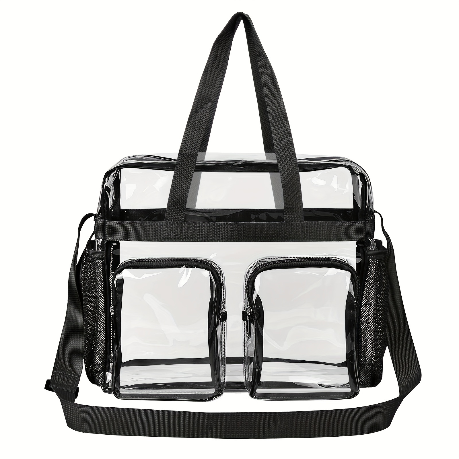 

1pc Clear Pvc Crossbody Bag Multiple , -, For , &