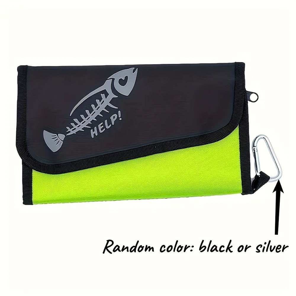 Multi-functional Nylon Soft Lure Storage Bag With Detachable , Independent Seal Fishing Tackle Organizer, Portable Bait And Lure Holder For Easy Carrying