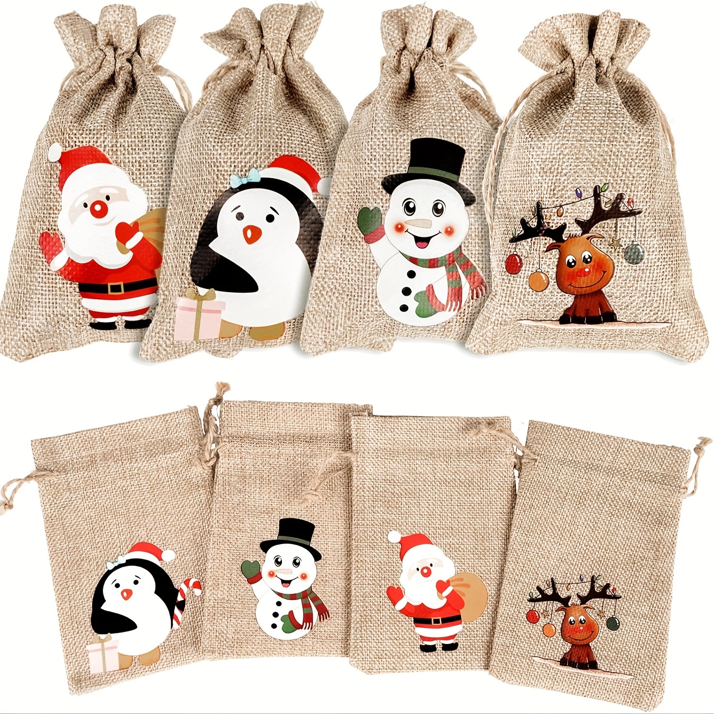 

Diyasy 36 Pcs Christmas Burlap Drawstring Gift Bags, Treat Pouches For , , & Bridal , Linen Favors Assorted