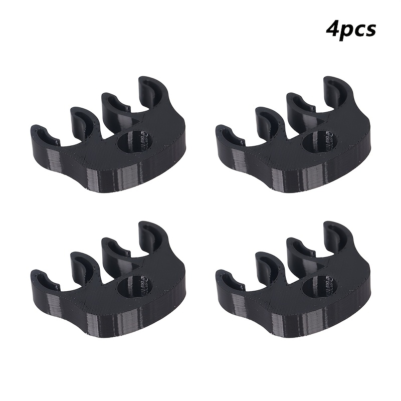 TEMU 4 pezzi di clip doppie da 12 mm per tubo del erogatore subacqueo, fibbie per tubo della BCD, accessori per riporre l'attrezzatura subacquea