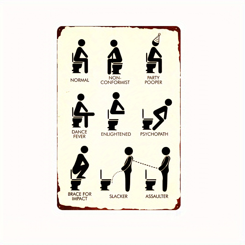 Cartello in metallo vintage per bagni caldi, decorazione per vasca da bagno, cartello in alluminio per la casa, 20 x 30 cm