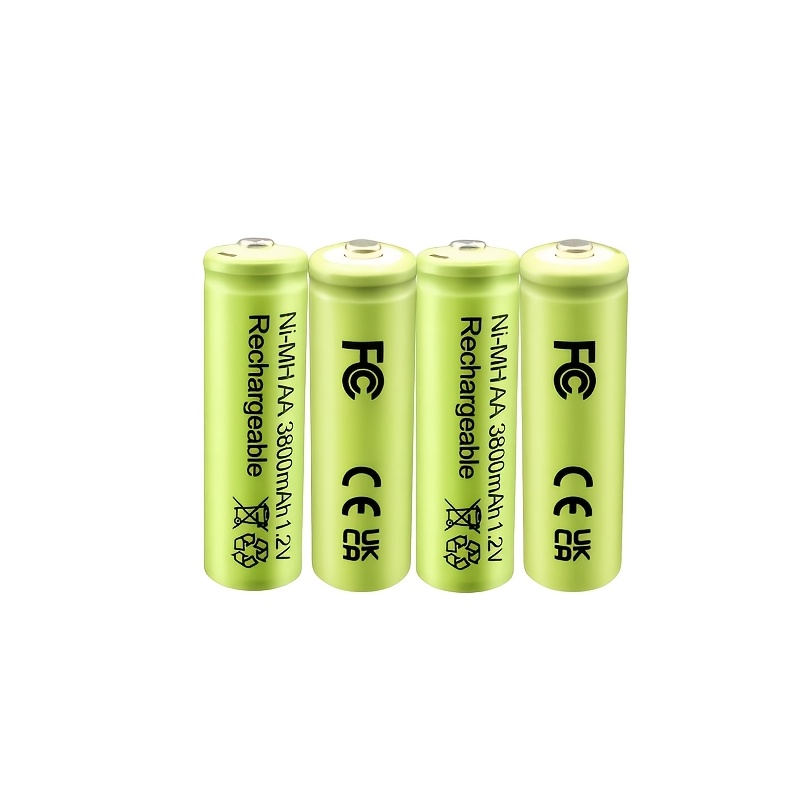 TEMU Pilas AA recargables de capacidad, perfectas para radios, walkie-talkies, reproductores MP3, calculadoras y más electrónicos (Tecnología de