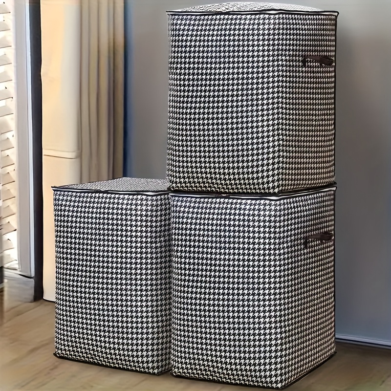 TEMU Extra Large 6pcs Storage Box With A Capacity Of 53.76 Gallons, Perfect For Household Items. This Spacious Container Is Designed For Clothing And
