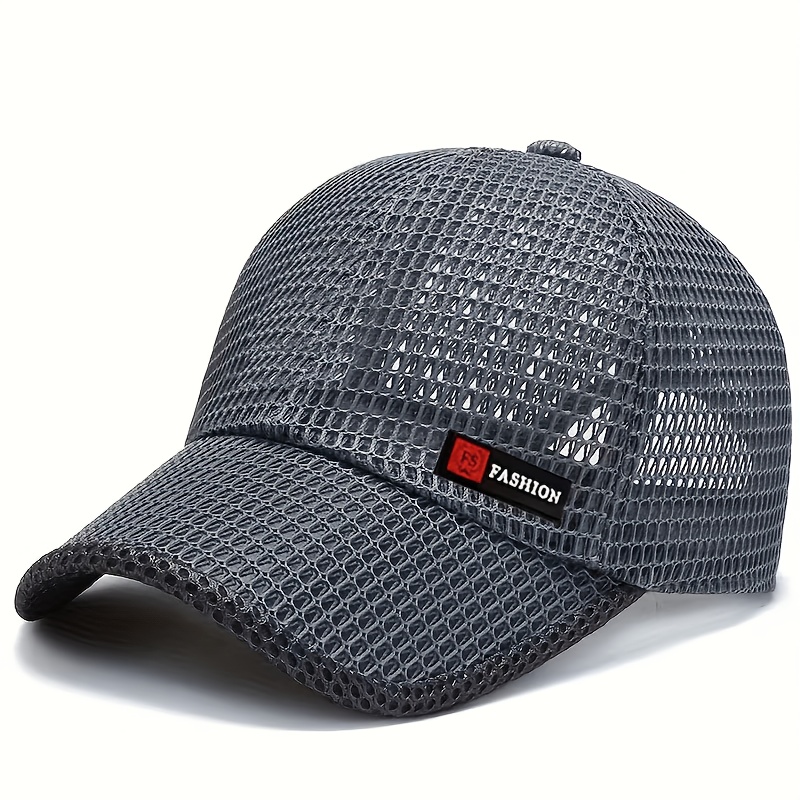 1/3pcs Men's Quick-dry Breathable Mesh Cap For Spring And Summer, Outdoor Casual Mesh Duckbill Cap, Lightweight Breathable Sun Hat