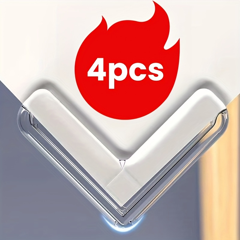 4/8pcs Transparent Silicone Furniture Corner Protectors, Table Edge Guards And Window Sill Covers - Durable Silicone Material, Suitable For Tables, Cabinets, Etc., Reducing And Damage