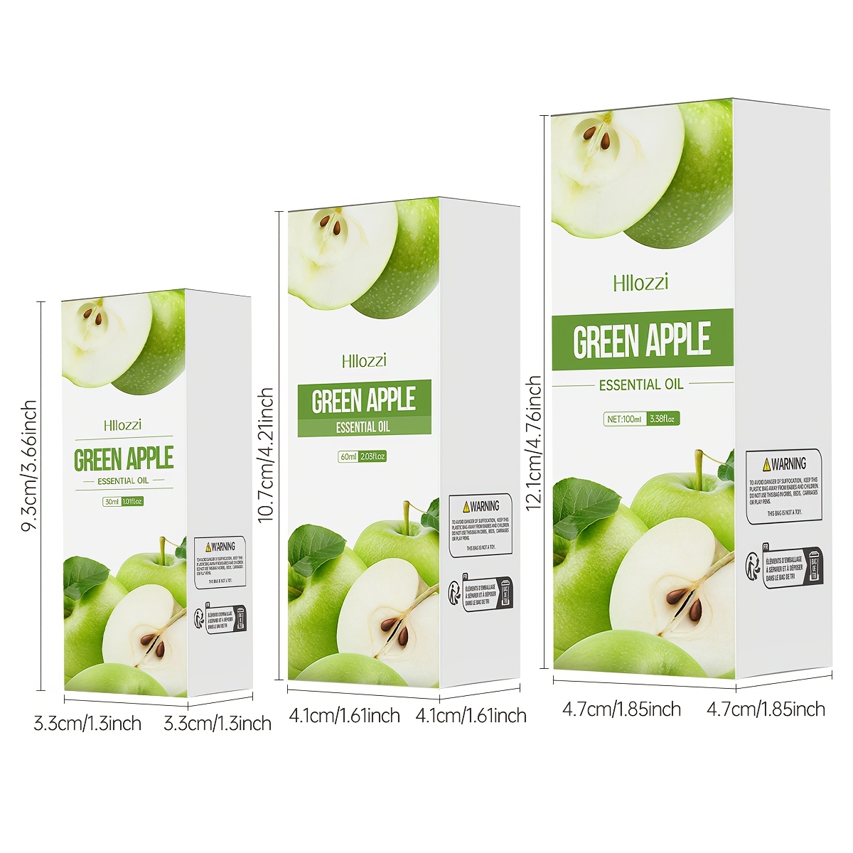 Green Apple Essential Oil (30ml/0.01fl.oz, 60ml/2.03fl.oz, 100ml/3.38fl.oz) – Available in Three Sizes, This Oil Delivers a Refreshing Apple Scent. Ideal for Use in Diffusers, Its Long-lasting Fragrance Makes It a Choice for Home and Travel - Image 5