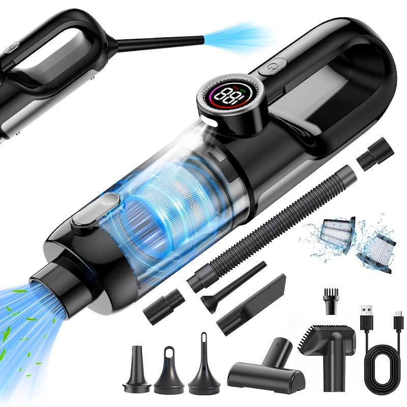 TEMU 2026 Cordless Handheld Vacuum For Computers - A Vacuum Cleaner Designed For Keyboard Cleaning, Featuring 2-in-1 Functions For Blowing And