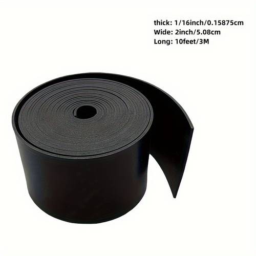 non stick solid neoprene rubber sheet roll anti slip shock absorbing roll and strip warehouse floor rubber strip suitable for diy gaskets diy spacer materials liners seals weather stripping crafts warehouse flooring support 2