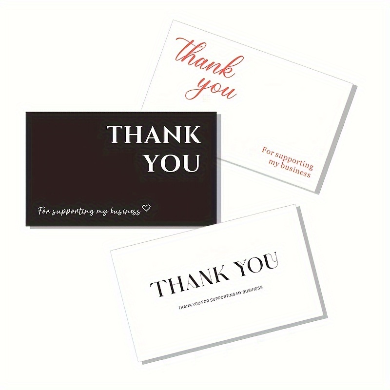 30 Thank Cards Small Business Thank Support Cards Greeting - Temu