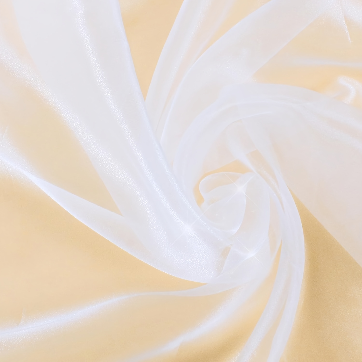 TEMU 1 Rollo de 30Ft de Tela de Tul Organza, Tela Precortada para Boda, Decoración de de y Manualidades