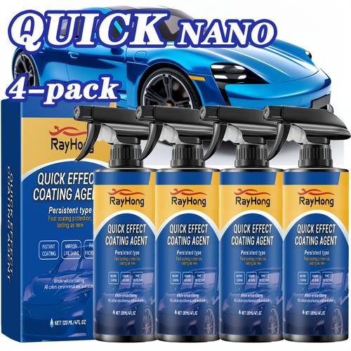 four pack ceramic coating advanced hydrophobic exterior car care formula for ultra protection and to apply long lasting weather resistant liquid spray